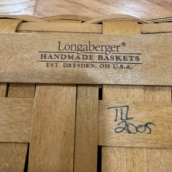 Longaberger 2005 Christmas Collection Silver Bells Basket – Celebrating 25 years - Picture 8 of 10